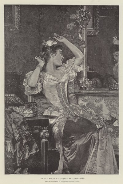 In het boudoir door Ladislaw von Czachorski